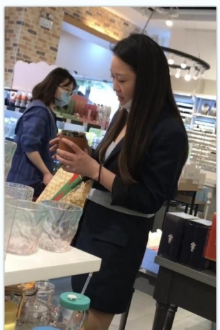 TK410-制服妈妈黑内薄丝破洞