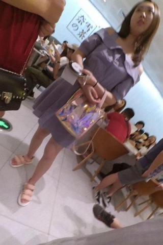 【SFC 高清4K CD】003 蓝裙小姐姐超性感透明内